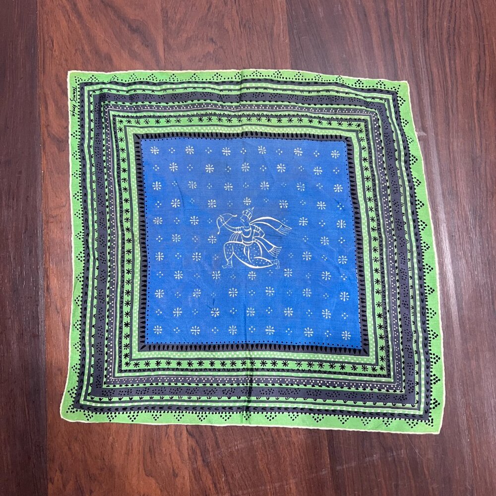 Tammis Keefe Warriors Archer pattern - Persian Empire . Green, white and blue